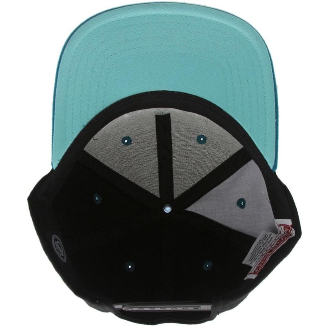 Bait x NHL x American Needle San Jose Sharks NHL Retro Snapback Cap (Black / Turquoise)