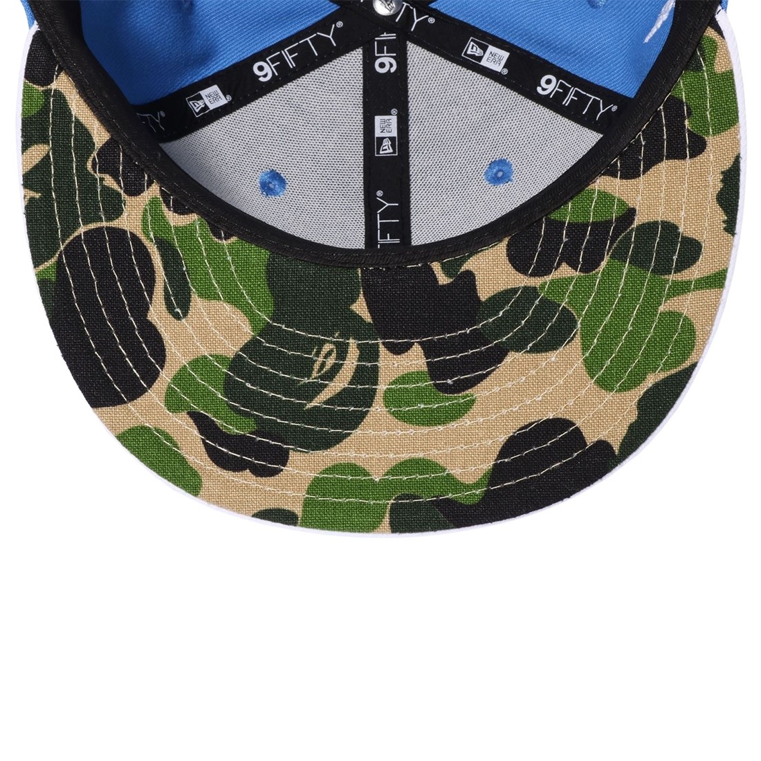 A Bathing Ape Ape Head New Ear 9 Fifty Cap blue