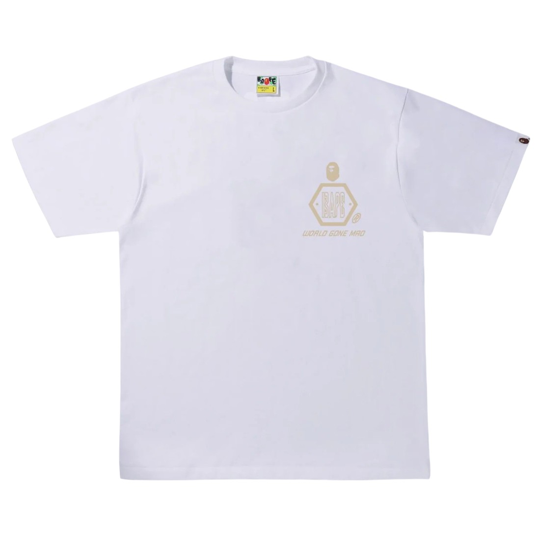 A BATHING APE '大猿'Tシャツ L BAPE 白 ホワイト アベイシング