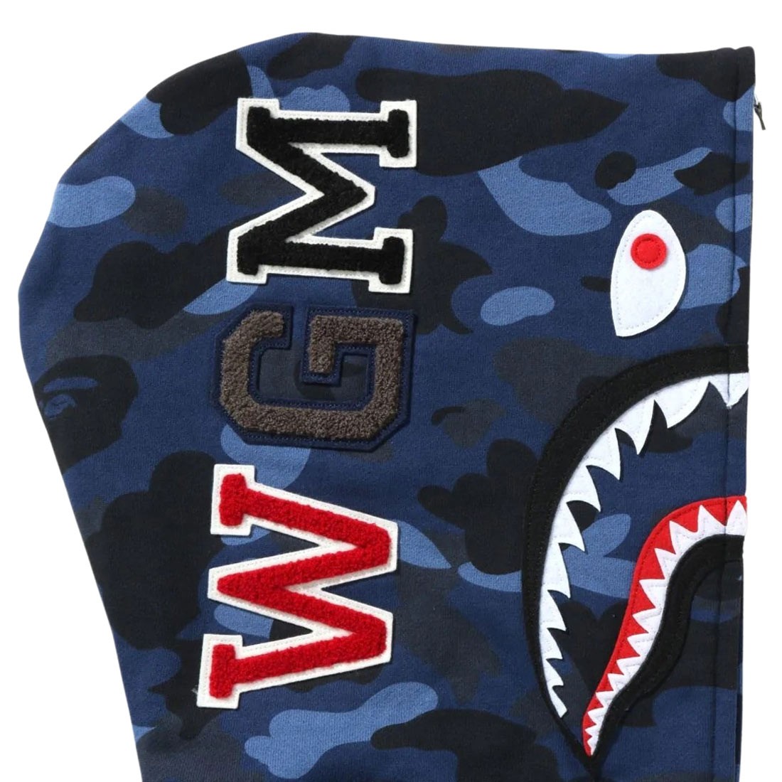 COLOR CAMO SHARK FULL ZIP HOODIE MENS