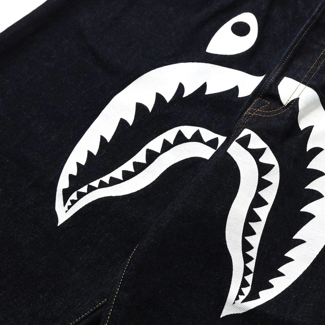 BAPE: Indigo Shark Jeans