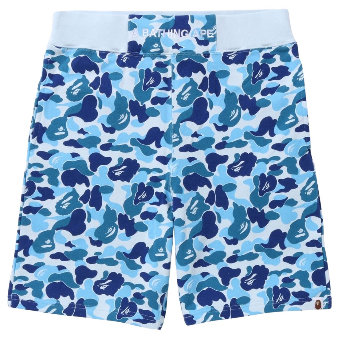 Bape shorts blue camo top