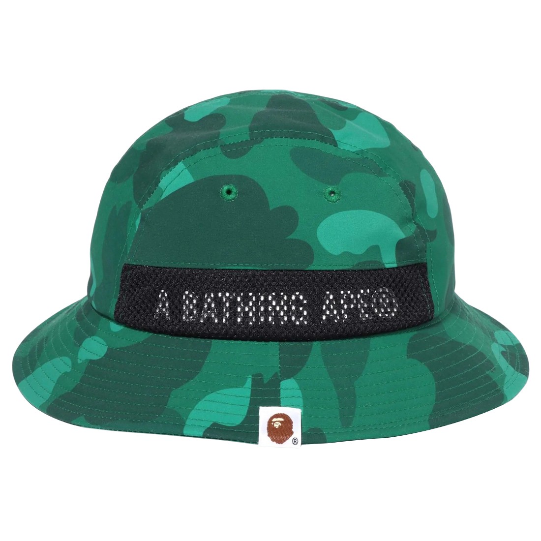 A Bathing Ape Color Camo Panel Hat green