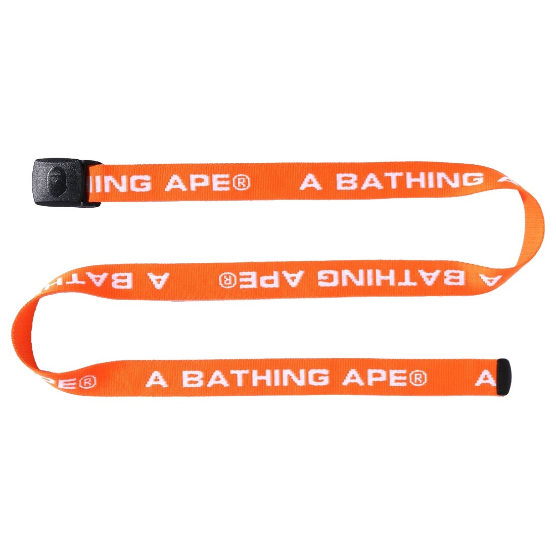 A Bathing Ape Bape GI Belt orange