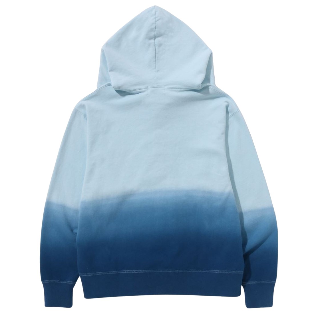 A Bathing Ape Men College Gradation Relaxed Fit Full Zip Hoodie (blue)