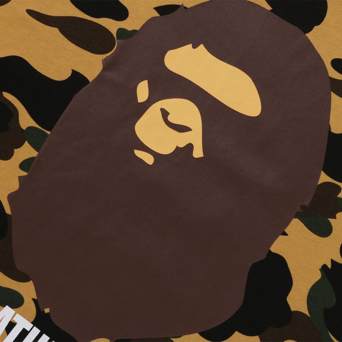 A Bathing Ape Men 1st Camo By Bathing Ape Tee yellow