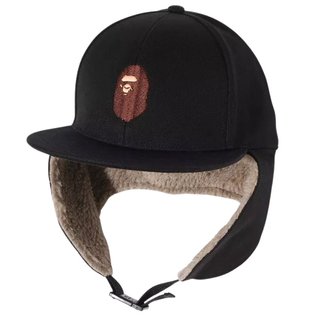 A Bathing Ape Ape Head Earmuffs Cap (black)
