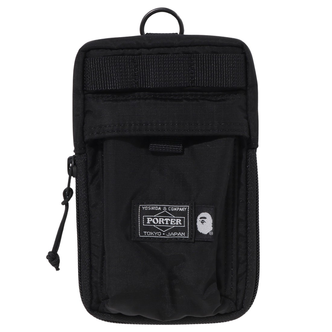 A Bathing Ape Porter Mini Bag black