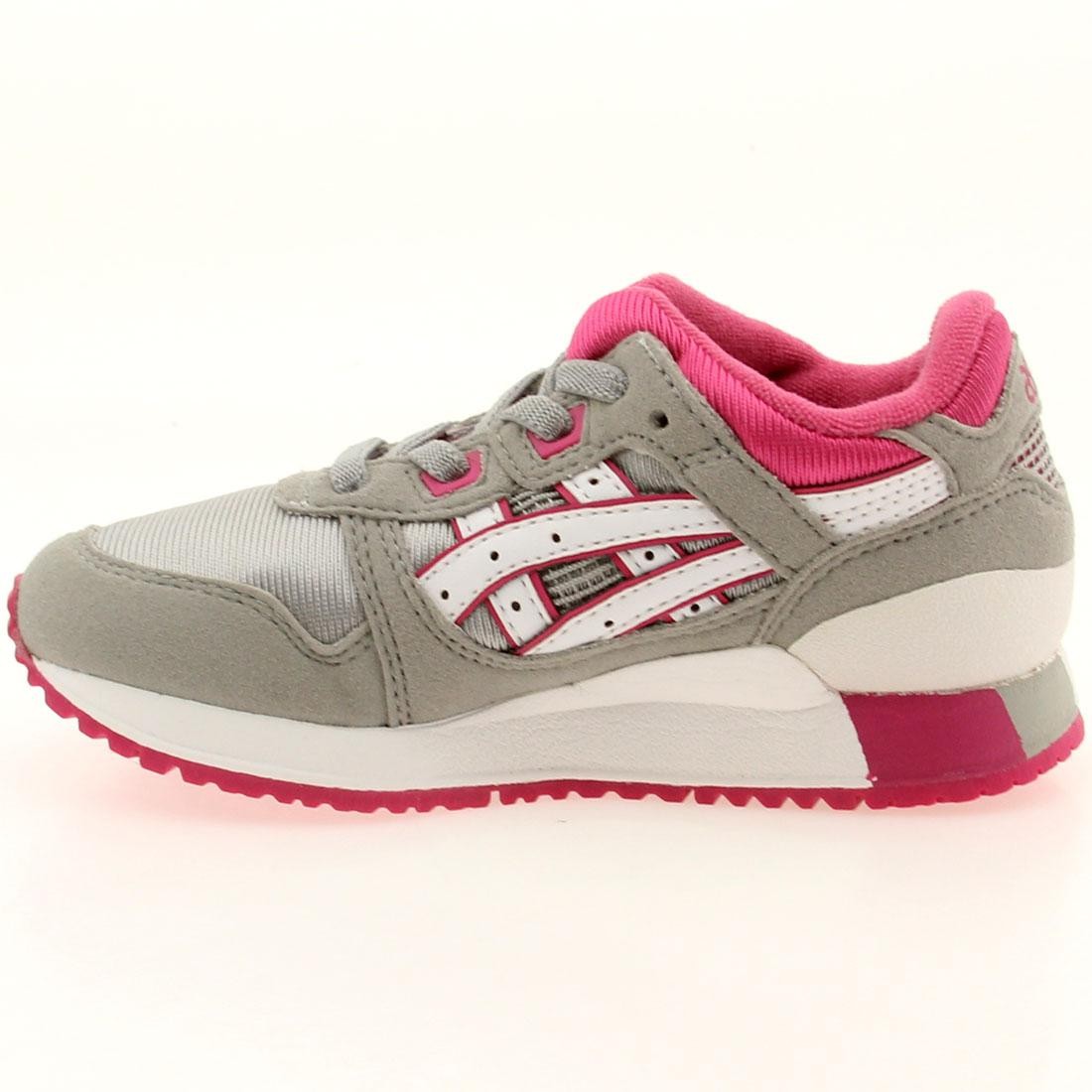 Asics Little Kids Gel Lyte III PS gray light grey white