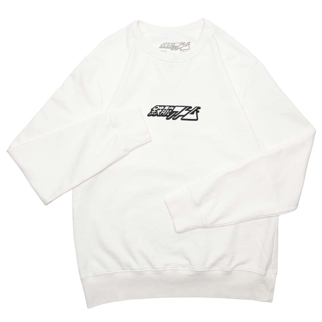 ROI LOUIS Premium White Long Sleeve Crewneck