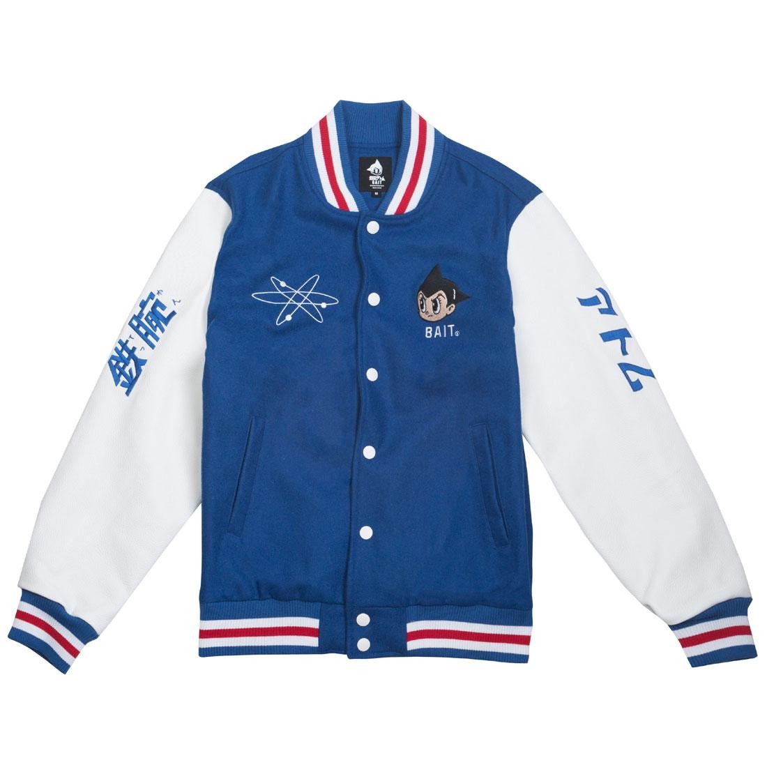 BAIT x Astro Boy Men Launch Varsity Jacket (blue / white)