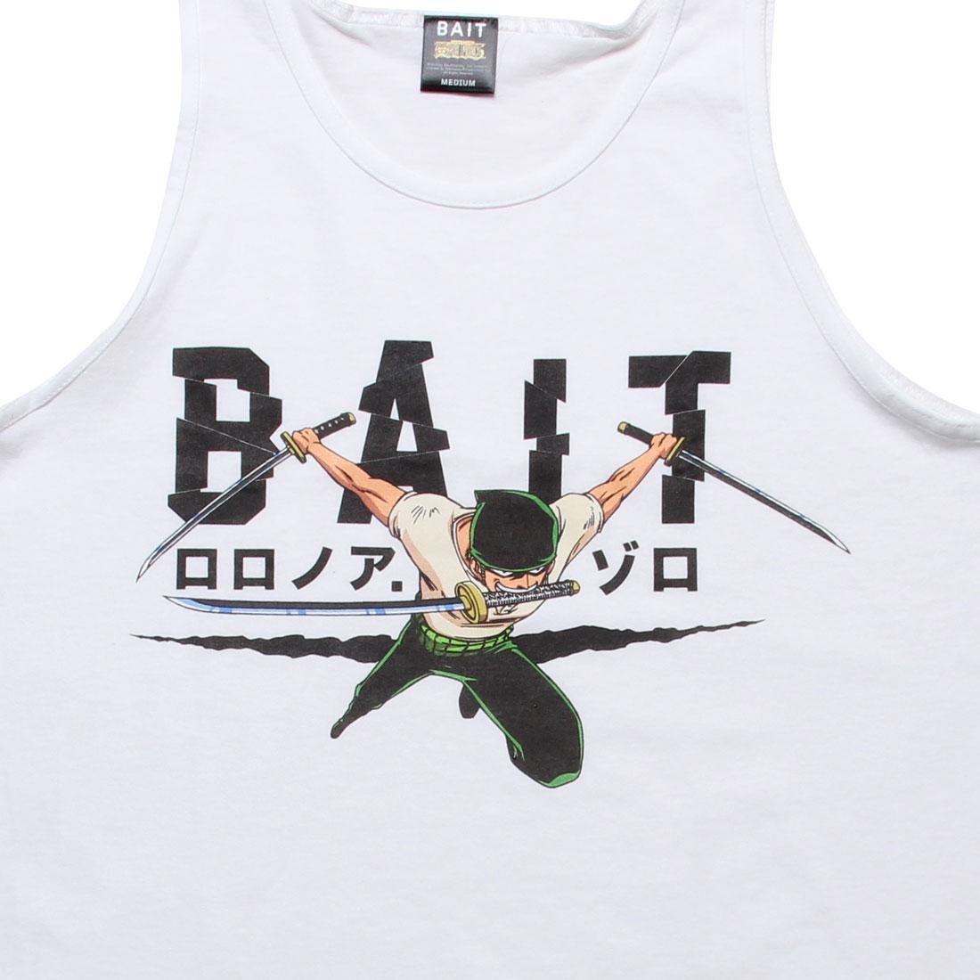 BAIT x One Piece Zoro BAIT Logo Tank Top (white)