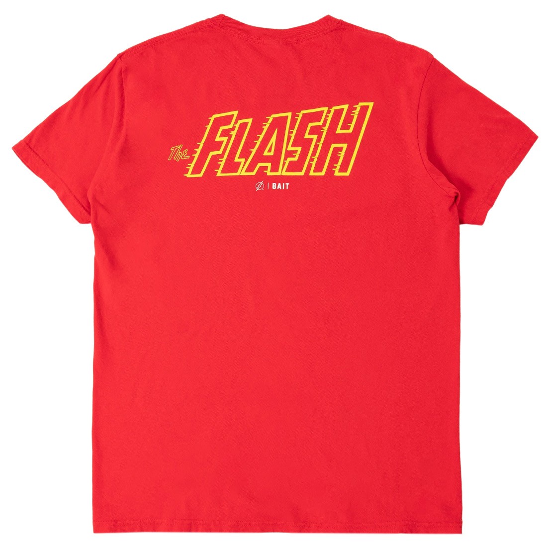 BAIT x The Flash Men BAIT Logo Flash Tee red