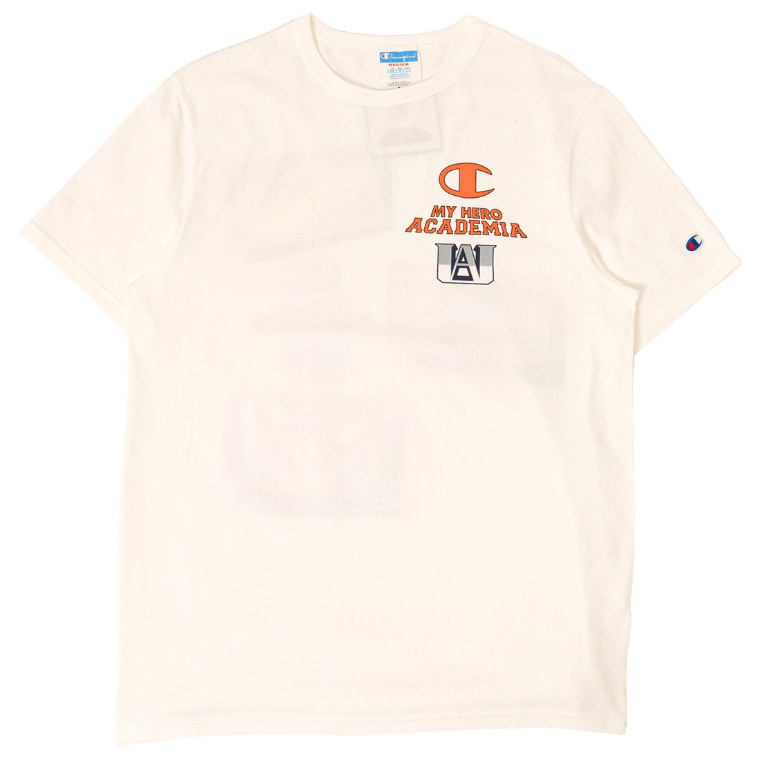 円高還元 BAIT x Champion x My Hero Acadamia Men Bakugo Tee white 半袖Tシャツ