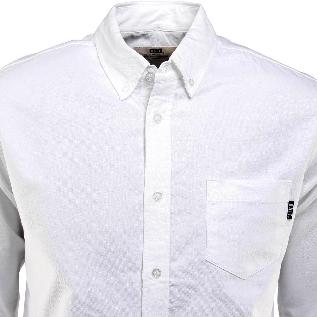 BAIT Oxford Long Sleeve Shirt (white)