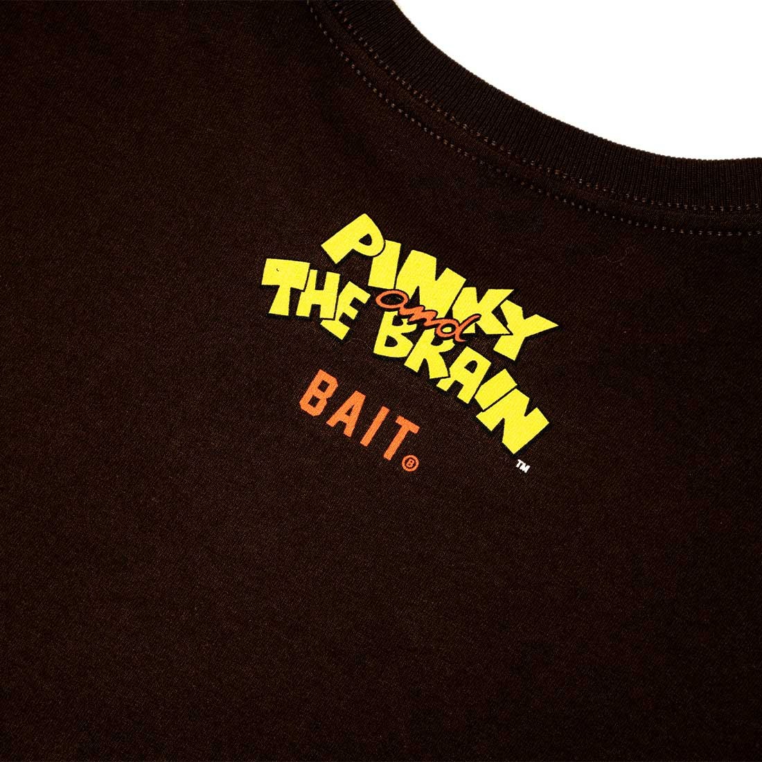 bait x pinky and the brain men chemical tee brown
