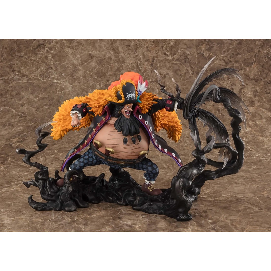 Bandai Figuarts Zero One Piece Extra Battle Marshall.D.Teach Kurouzu Figure  (black)