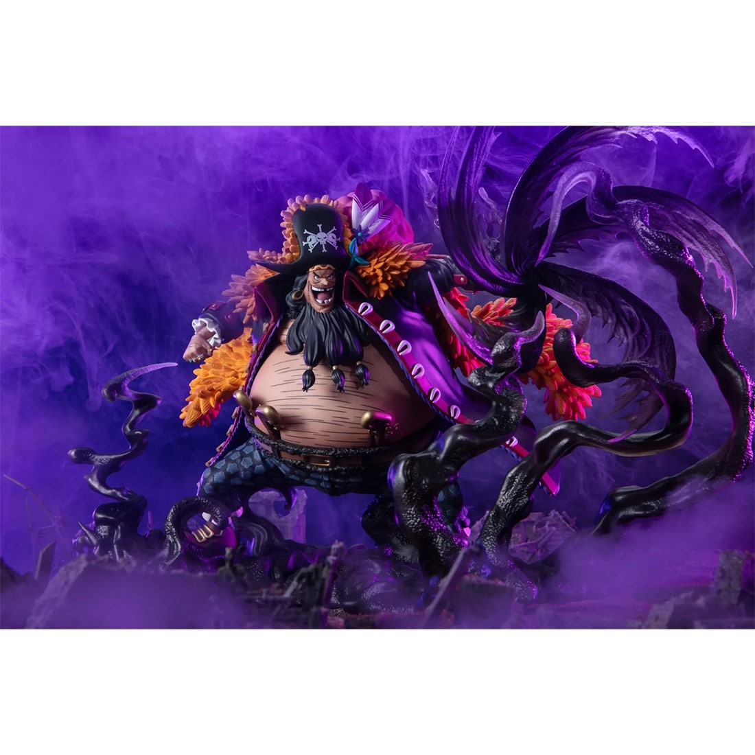 Bandai Figuarts Zero One Piece Extra Battle Marshall.D.Teach Kurouzu Figure  (black)