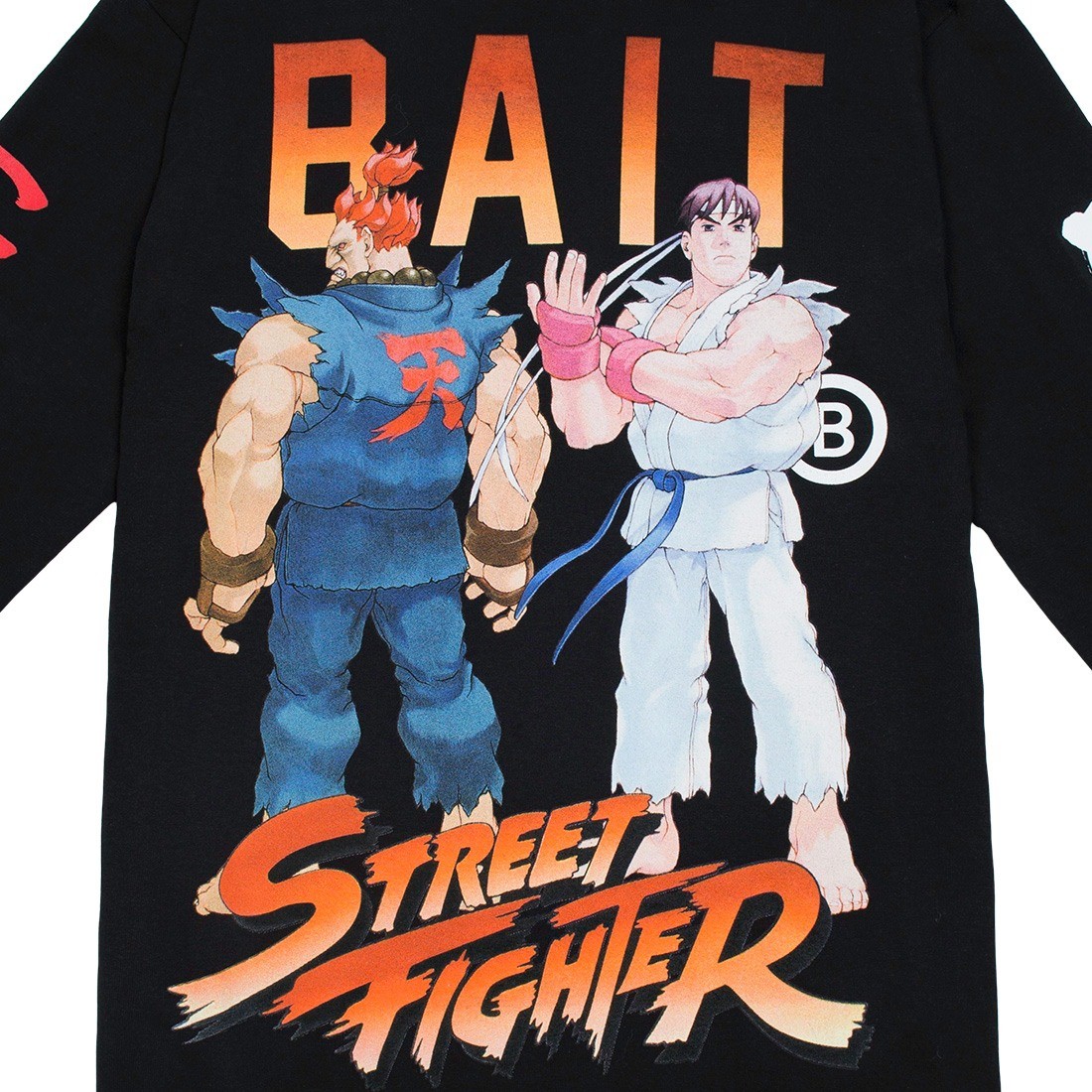 BAIT x Street Fighter Men Retro Ryu Tee white 30 Anniversary Cap Com Size S