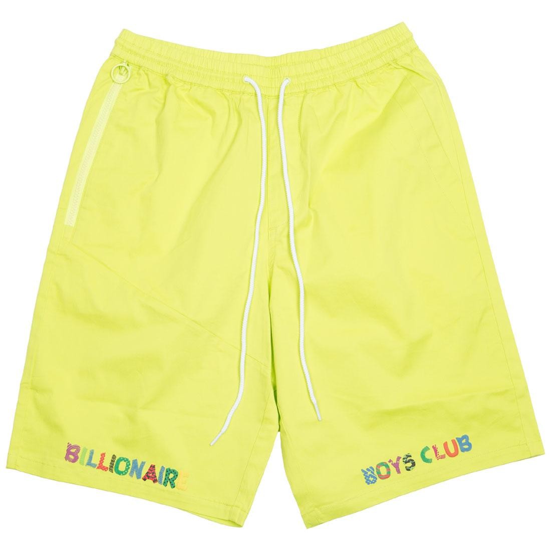 Billionaire Boys Club Men Smiles Shorts yellow lime