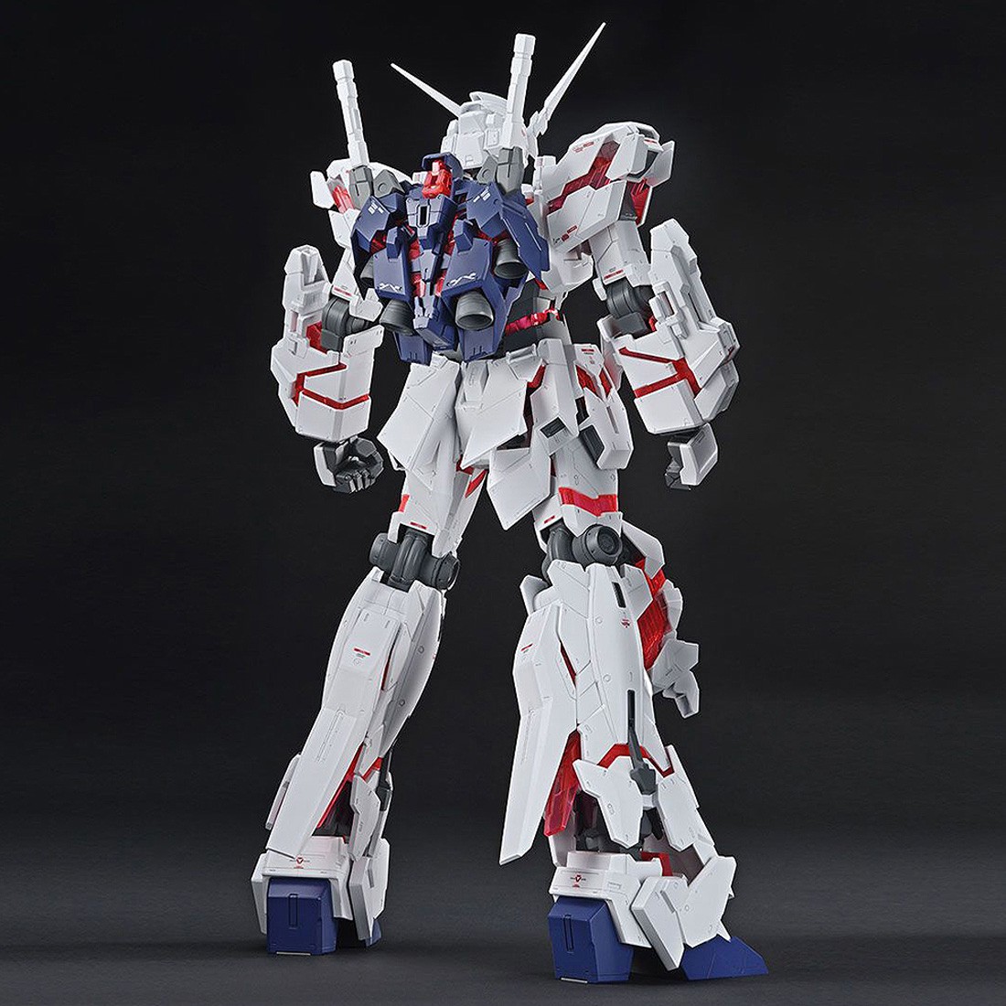Bandai Mega Size 1/48 Gundam UC Unicorn Gundam Destroy Mode Plastic Model  Kit white