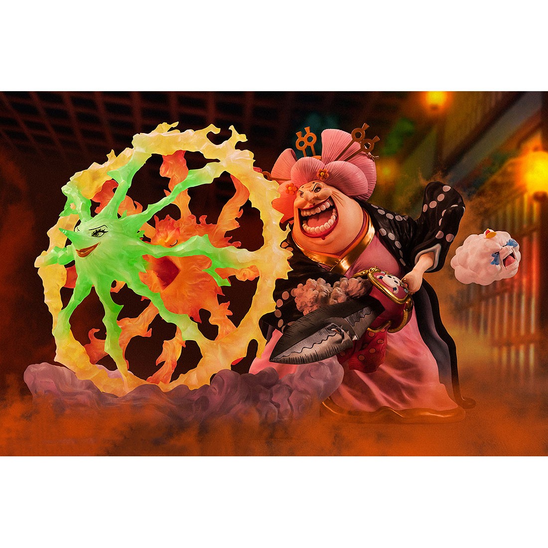 TAMASHII NATIONS - One Piece - Charlotte Linlin (Oiran Olin Battle of  Monsters on Onigashima), Bandai Spirits FiguartsZERO Collectible Statue