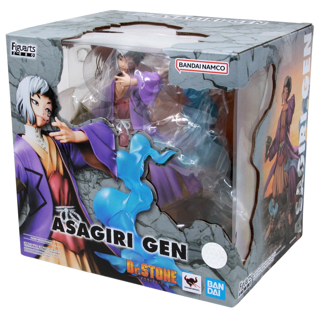 Bandai Original GASHAPON ONLINE Dr.STONE Anime Figure Asagiri Gen Action  Figure Toys For Kids Gift Collectible Model Ornaments