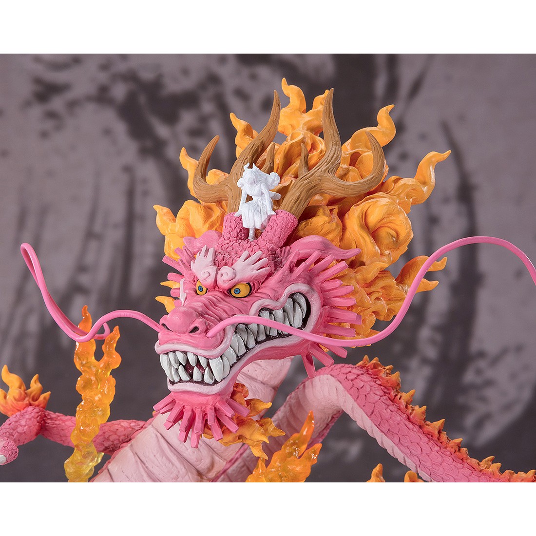 Bandai Figuarts Zero One Piece Extra Battle Momonosuke Kouzuki Twin Dragons  Figure (pink)