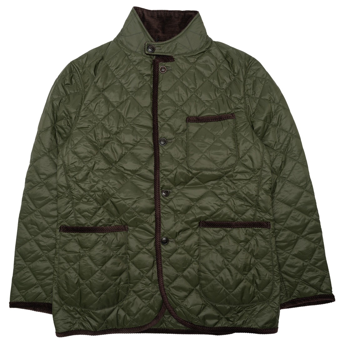 Barbour x Engineered Garments Men Loitery Quilt Jacket olive