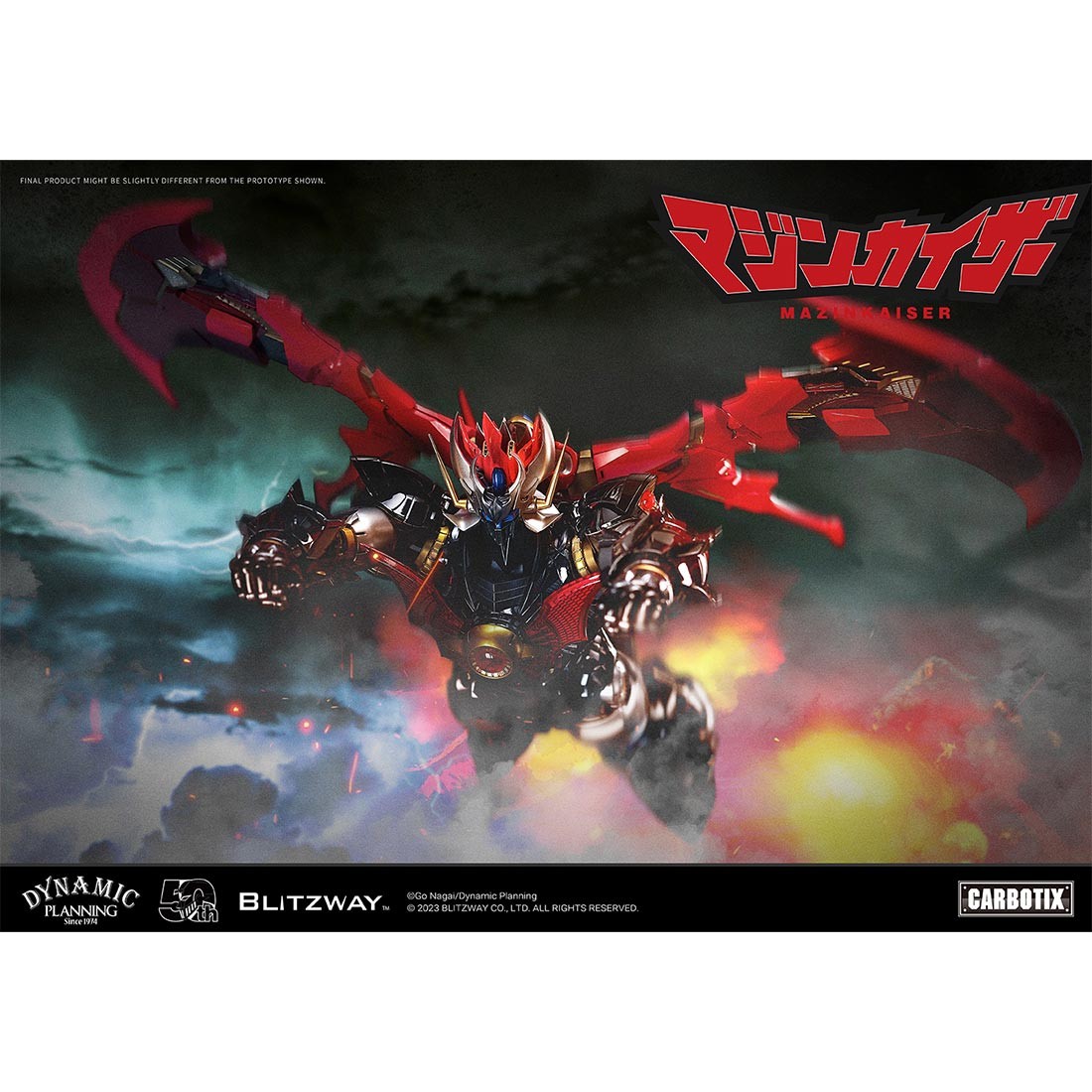 Blitzway Carbotix Series Mazinkaiser Figure black