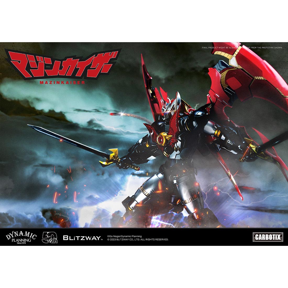 Blitzway Carbotix Series Mazinkaiser Figure black