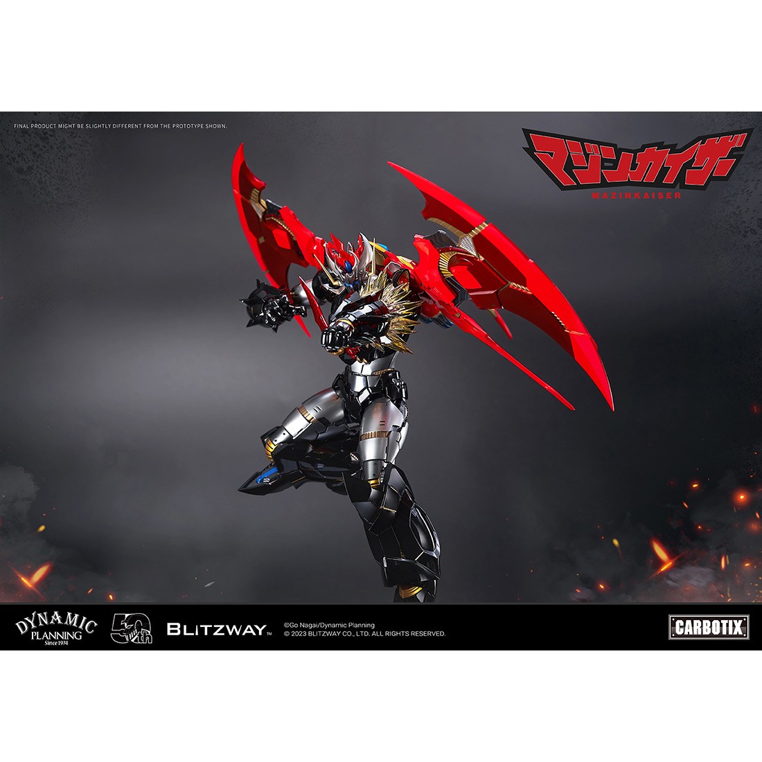 PREORDER - Blitzway Carbotix Series Mazinkaiser Figure (black)