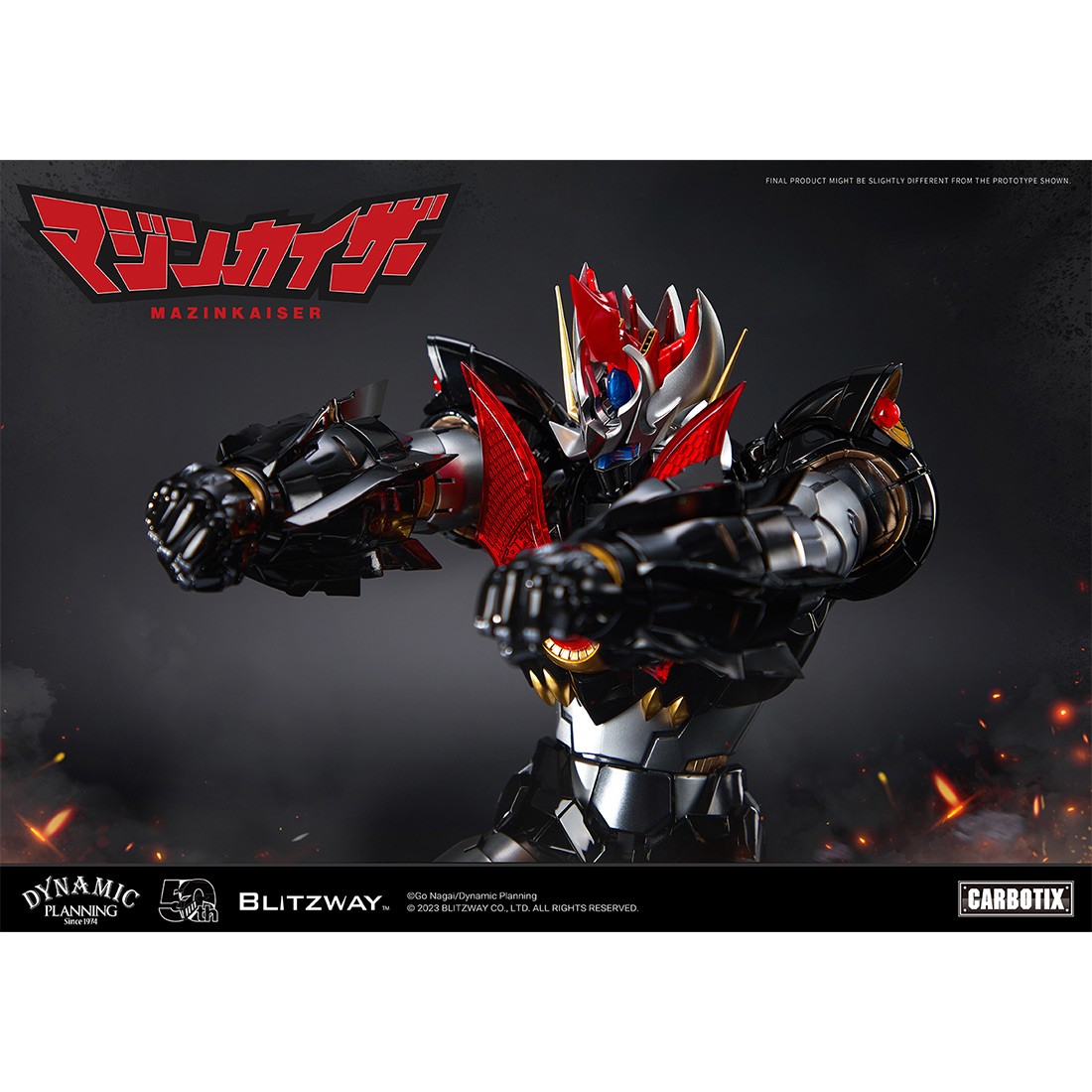 preorder blitzway carbotix series mazinkaiser figure black