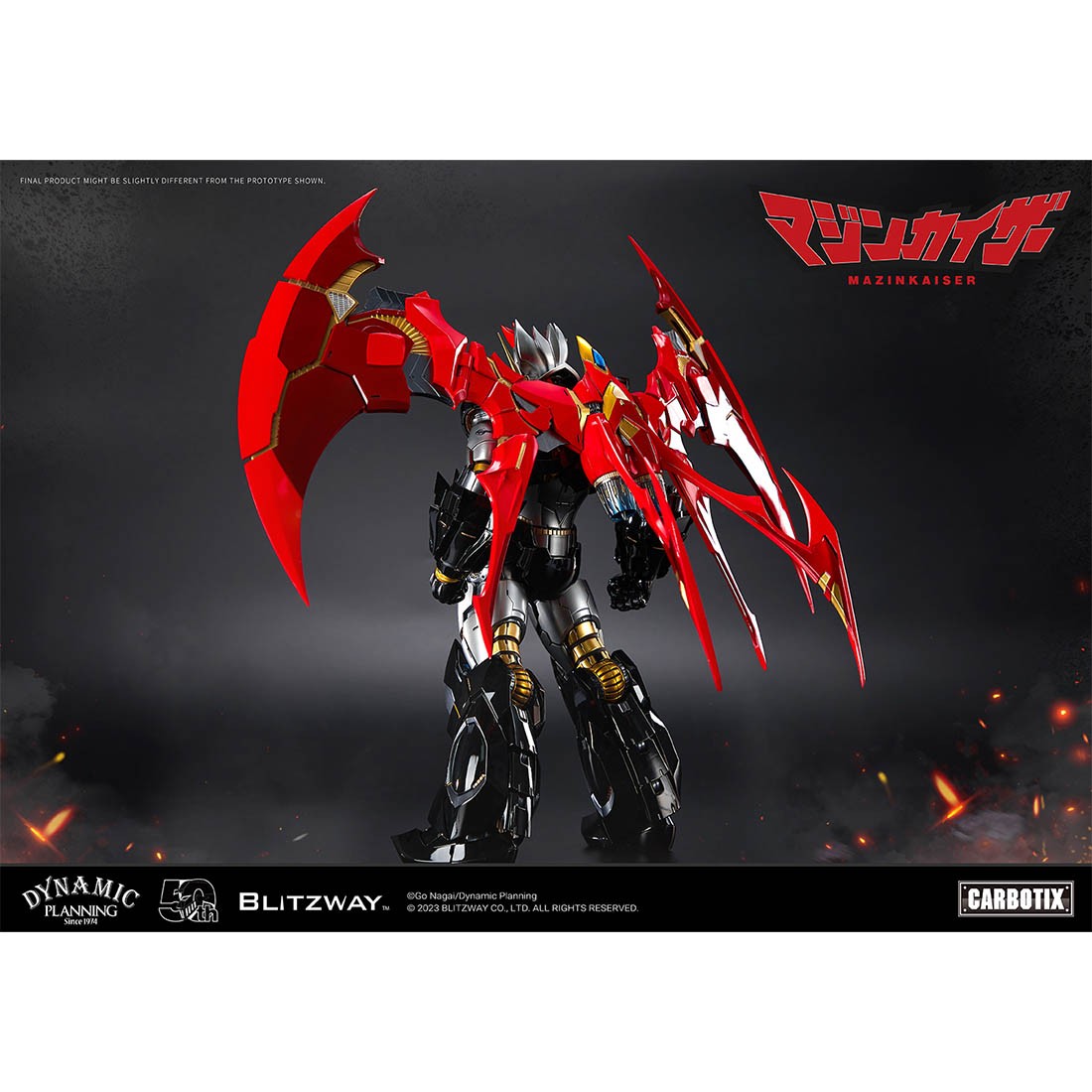preorder blitzway carbotix series mazinkaiser figure black