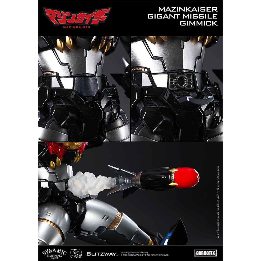 preorder blitzway carbotix series mazinkaiser figure black