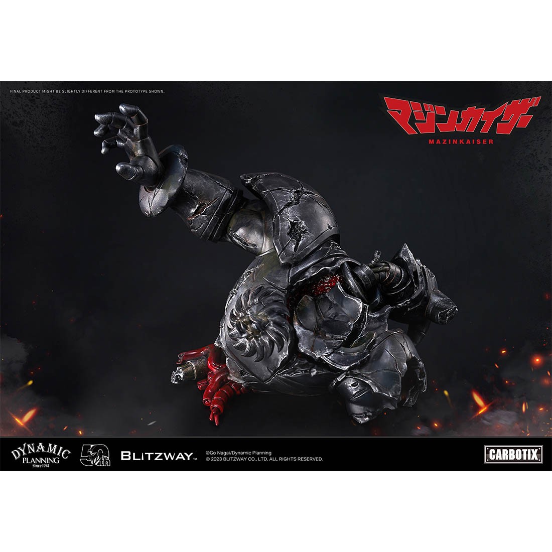 preorder blitzway carbotix series mazinkaiser figure black