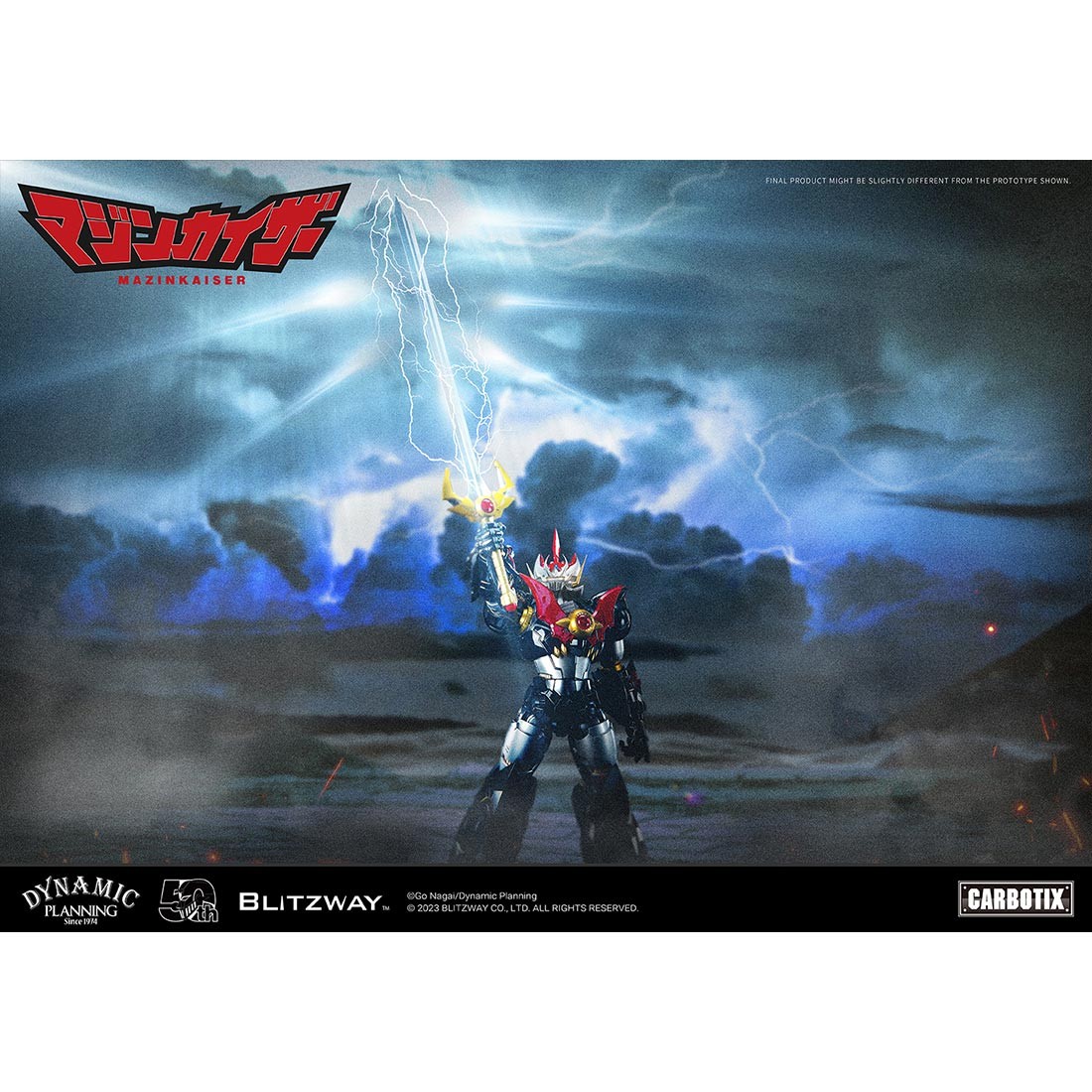preorder blitzway carbotix series mazinkaiser figure black