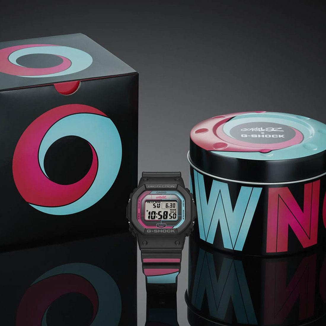 G-Shock Watches x Gorillaz GWB5600 Watch black red
