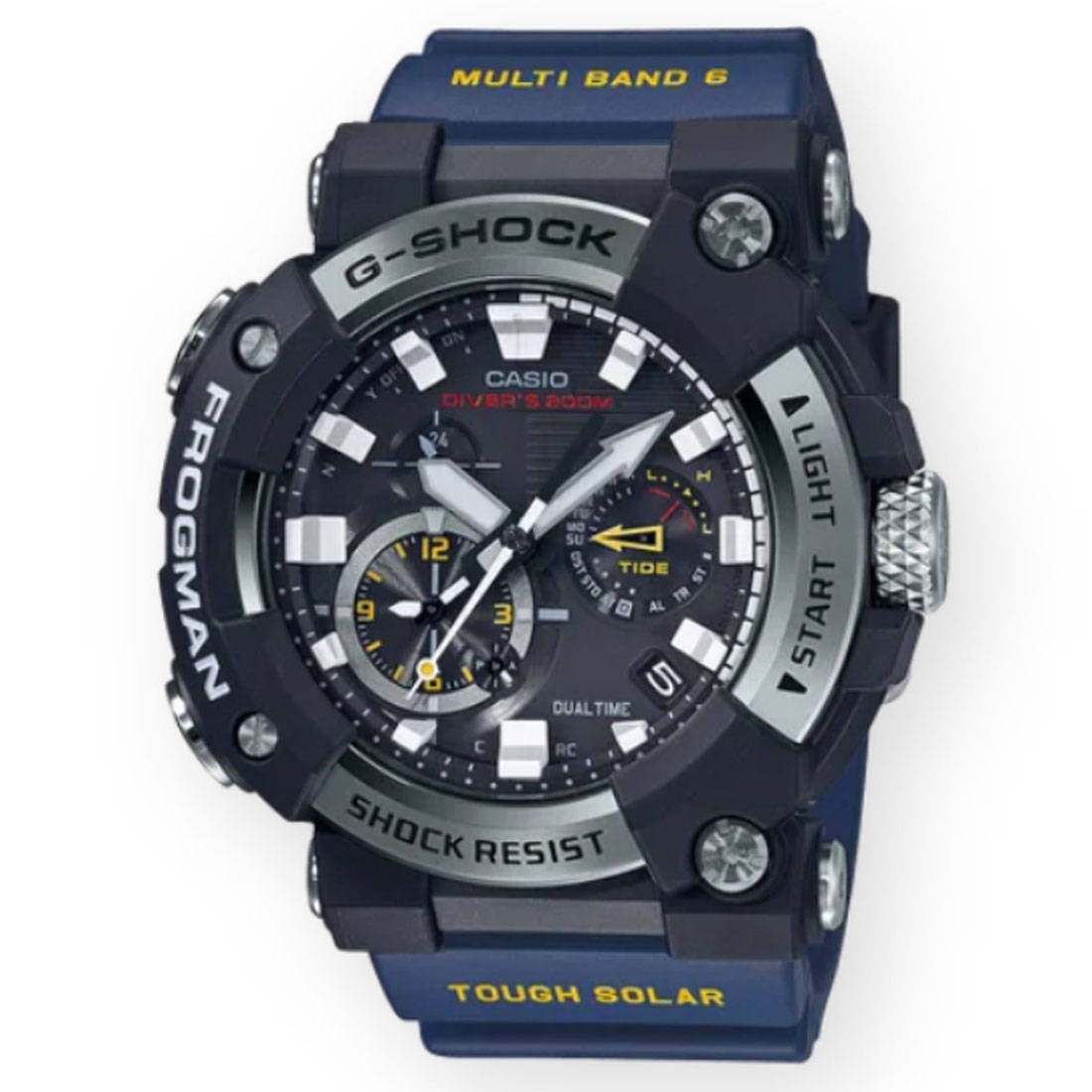 G Shock Watches GWFA1000 Frogman Watch blue navy