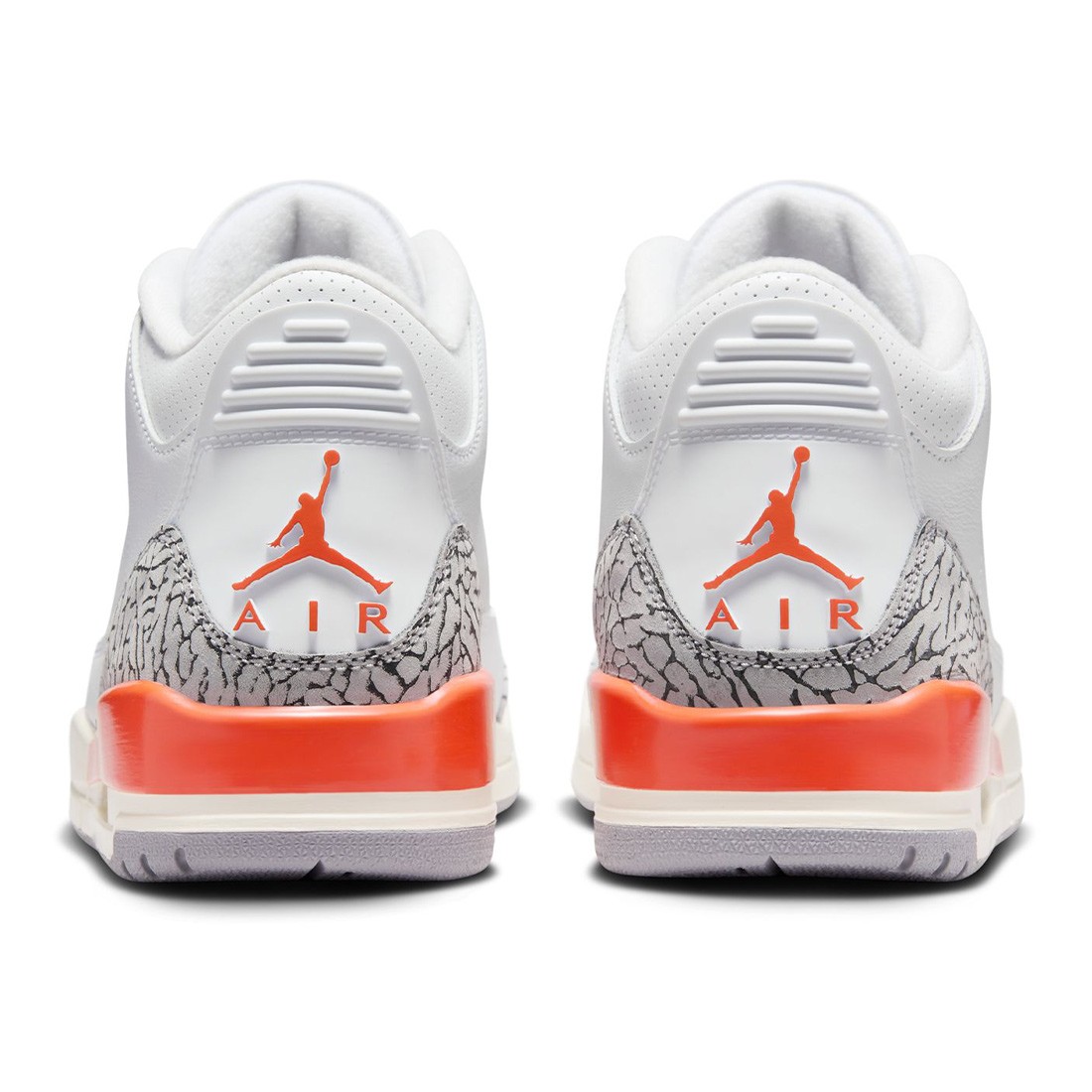 jordan women air jordan 3 retro white cosmic clay sail cement grey