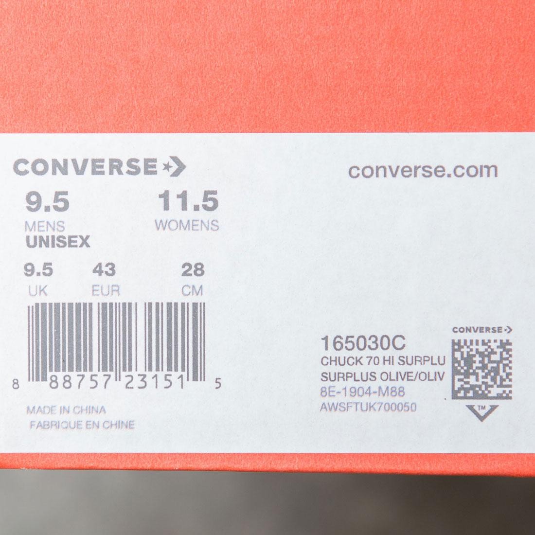 sneakers converse ctas ox 366993c white university red black
