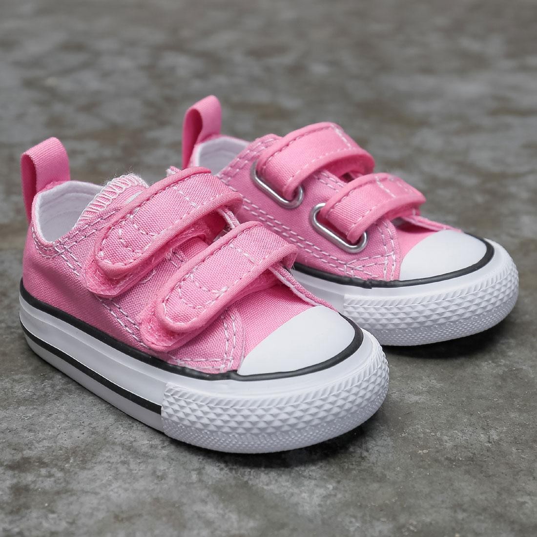 Converse Little Kids Chuck Taylor Loop All Star Ox Hook pink And