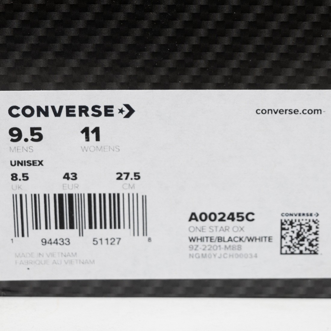 Converse One Star OX IBN Jasper White Men's - A00245C - US
