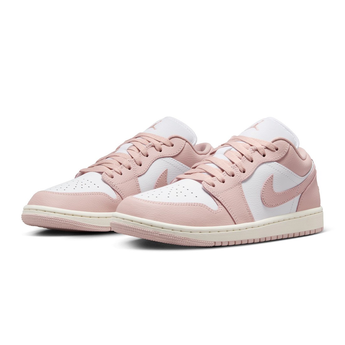 jordan women air jordan 1 low white pink oxford sail