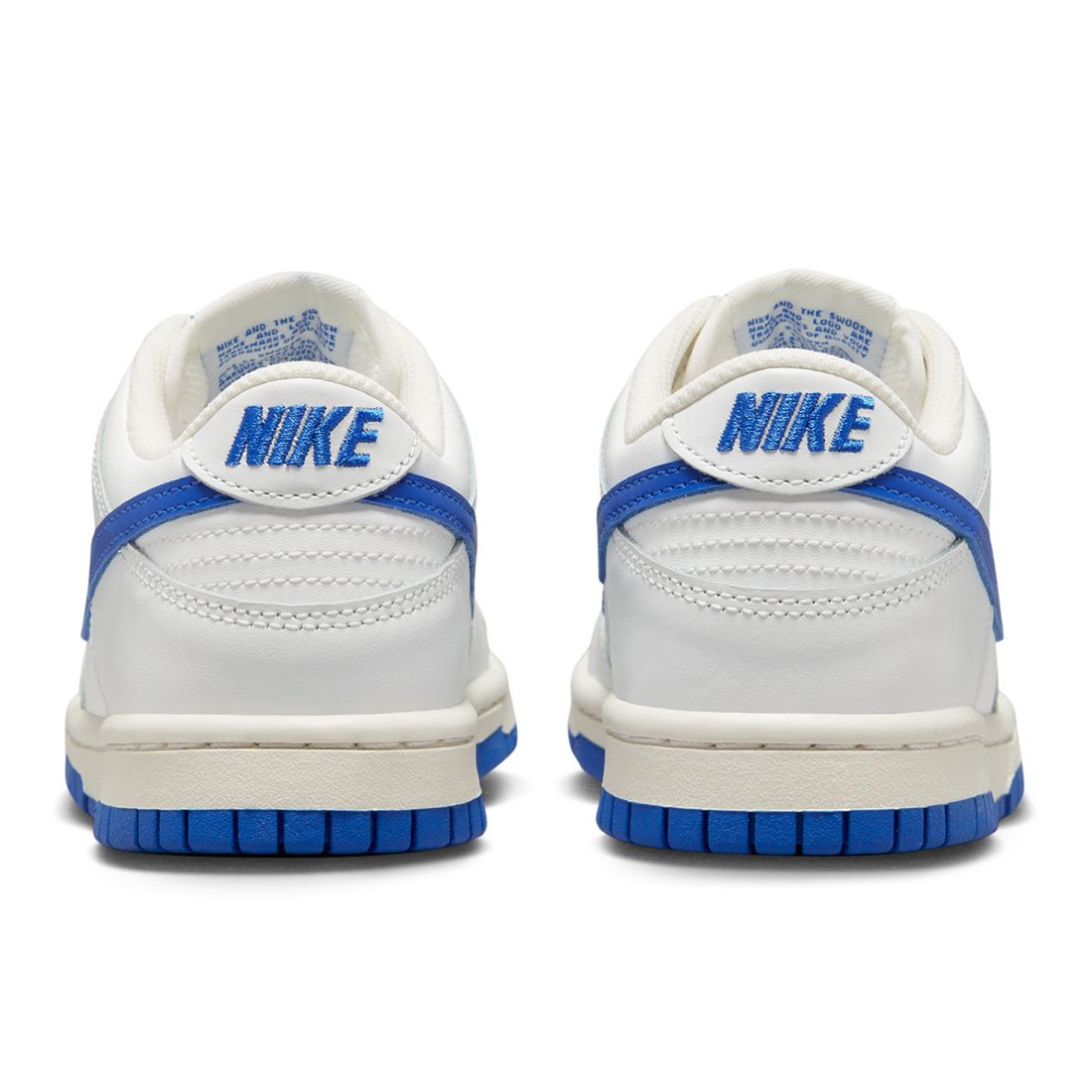 Nike sb dunk low white game royal sale
