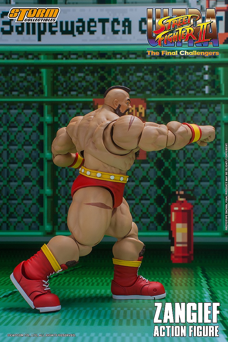 Storm Collectibles - Ultimate Street Fighter II: The Final Challenger -  Zangief, Action Figure, STM87180 Red