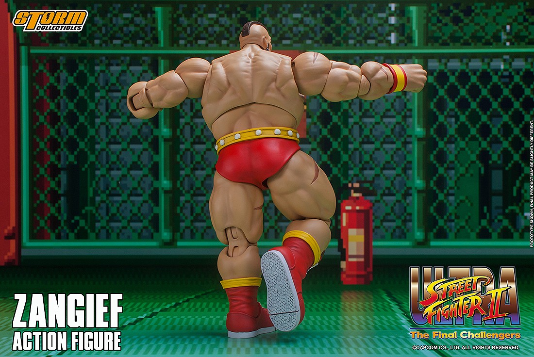 Storm Collectibles - Ultimate Street Fighter II: The Final Challenger -  Zangief, Action Figure, STM87180 Red