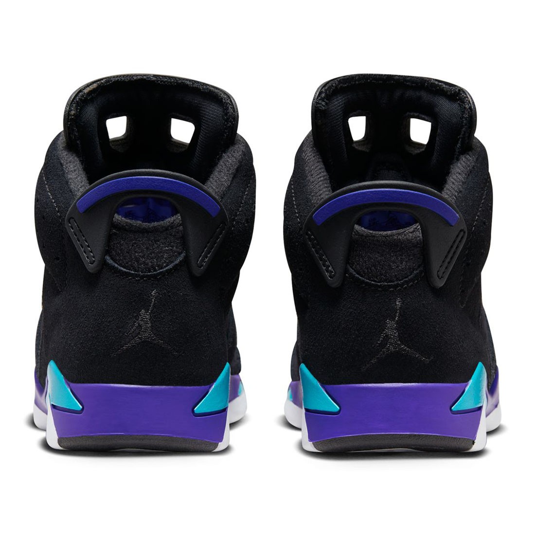 jordan little kids jordan 6 retro black bright concord aquatone
