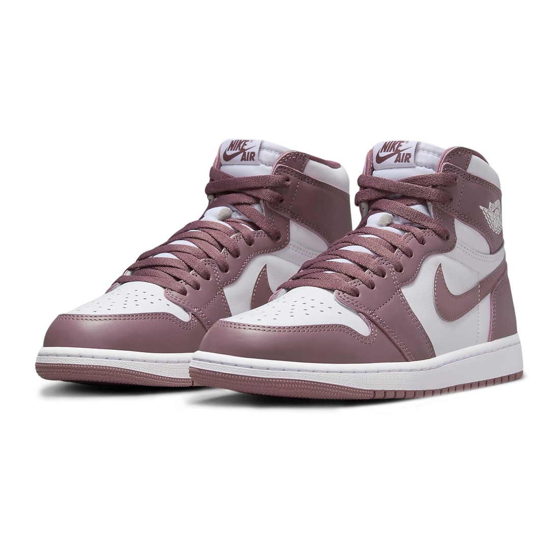 jordan men air jordan 1 retro high og white sky j mauve white