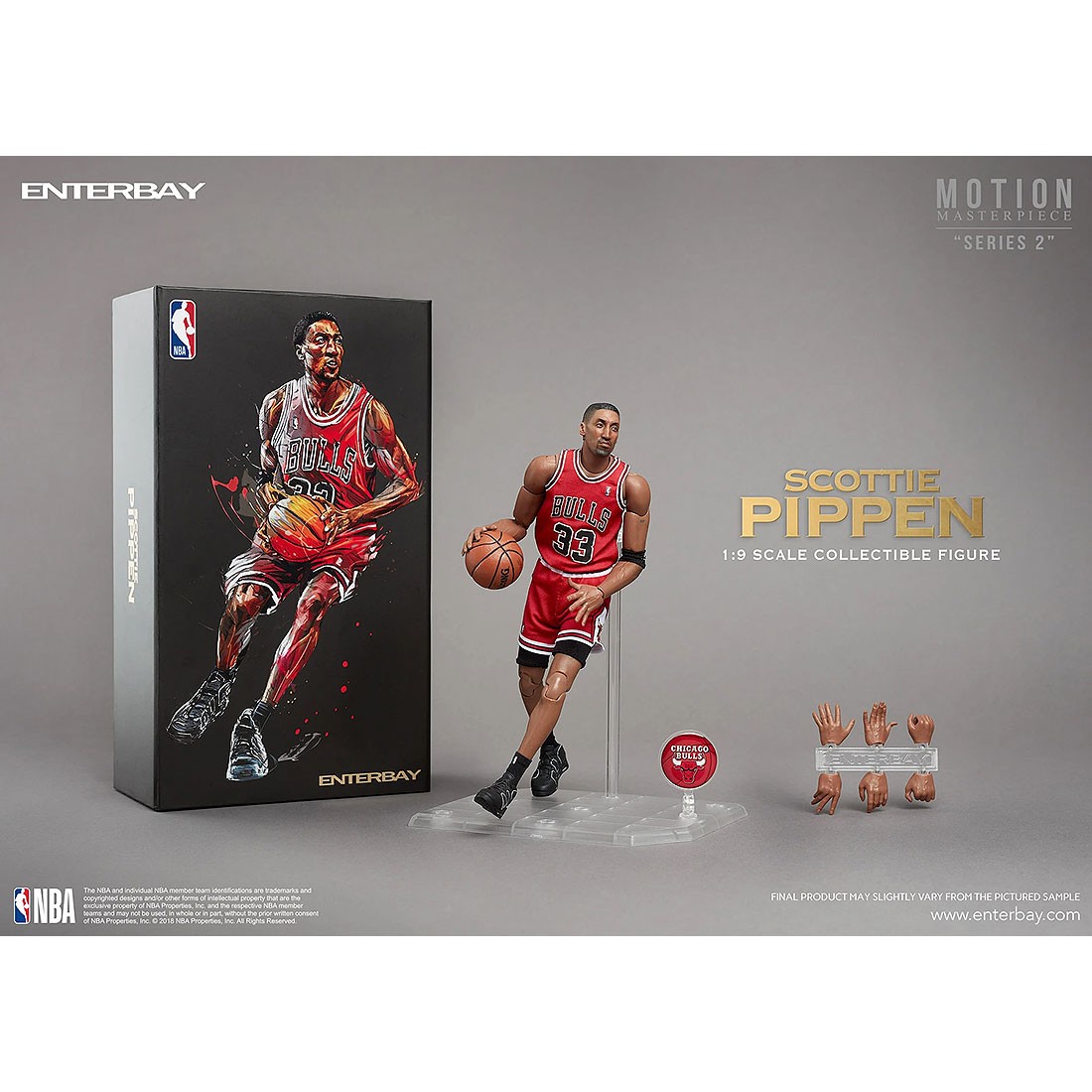 NBA x Enterbay Scottie Pippen Motion Masterpiece 1/9 Scale